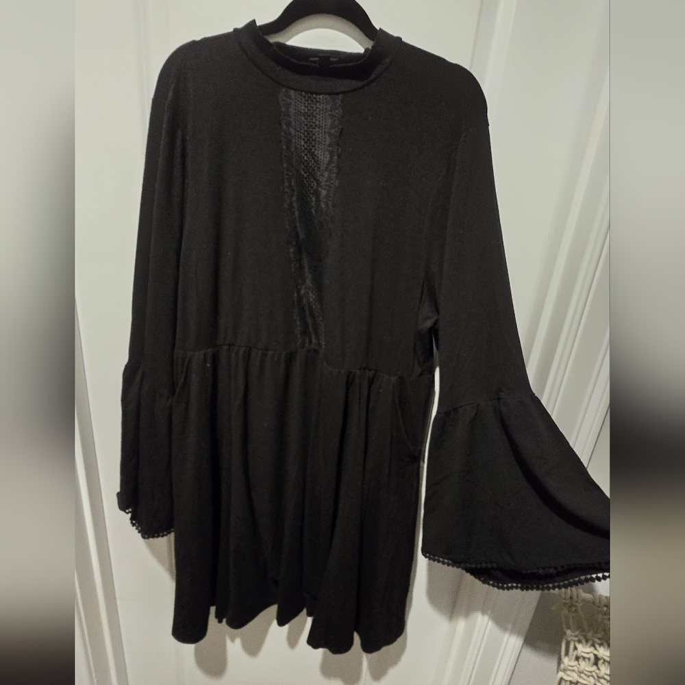 Torrid Black Lace Detail Dress